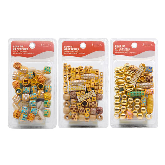 KIM & C Wooden Hair Beads