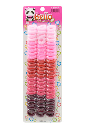Bello O Ring Small Pink Mix-Ponytail Holders