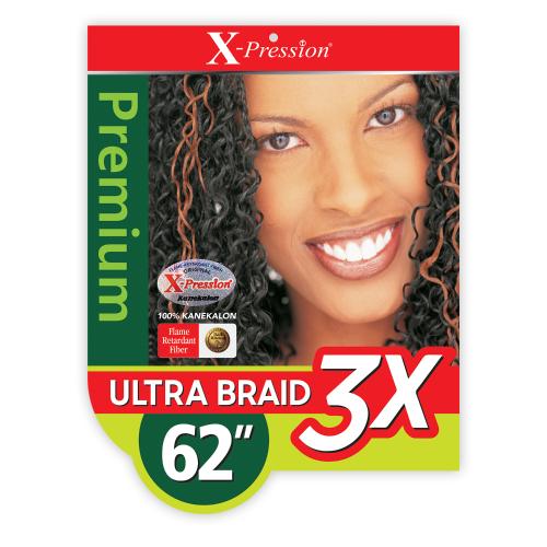 Outre X-Pression 3X 62″ Braiding Hair 1B | Mii-Signatures