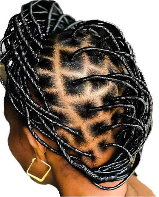 African Rubber Thread for Hair – Authentic Nigerian Hair Threading