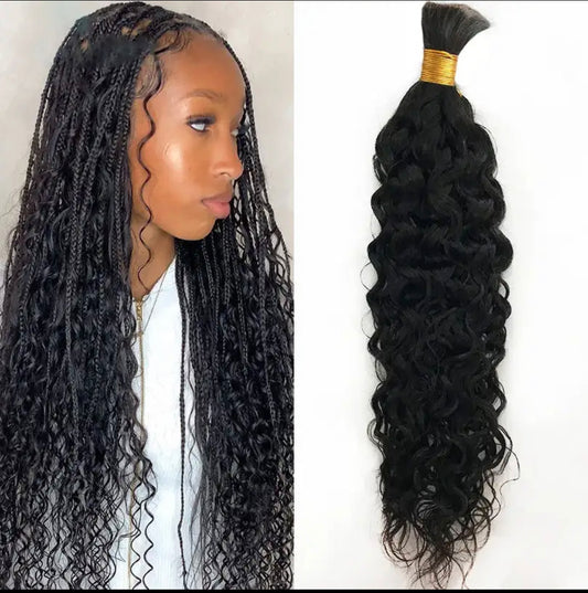 BOHEMIAN BRAIDING HUMAN HAIR