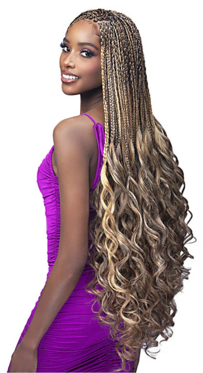 Bobbi Boss Braid 3X Knotless Pre-Stretched Braid - FRENCH CURL 3X 28"