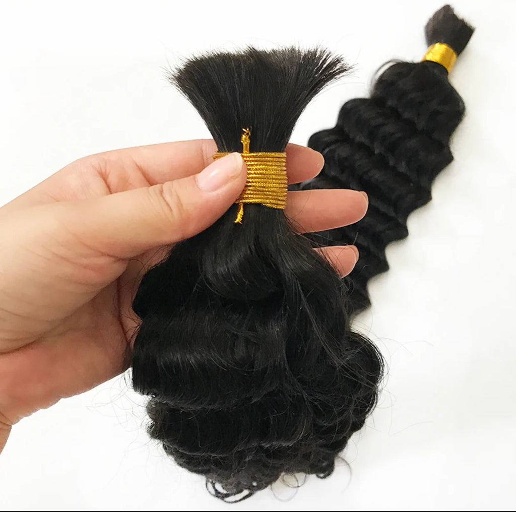 BOHEMIAN BRAIDING HUMAN HAIR