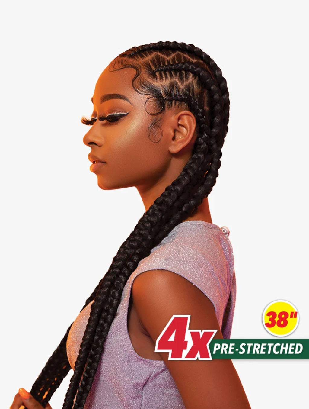 4X X-PRESSION PRE-STRETCHED BRAID 38”