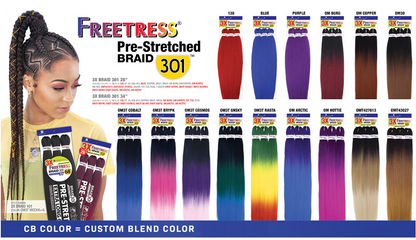 Freetress Pre-Stretched Braid - 3X Braid 301 56"