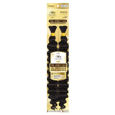 My Tresses Gold Label Natural Deep Bulk 100%
Unprocessed Human Braiding Hair