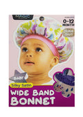 Magic Baby Silky Satin Wide Bonnet