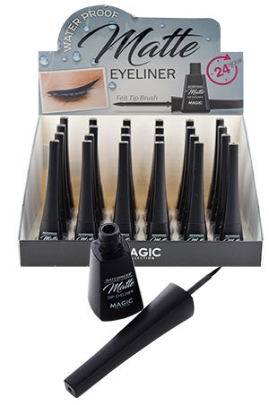 Magic Waterproof Matte Eyeliner [Ink Black]