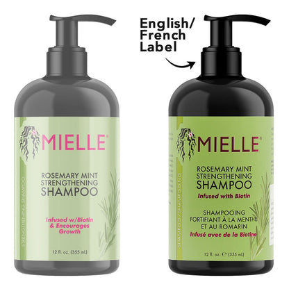 MIELLE Rosemary Mint Strengthening Shampoo