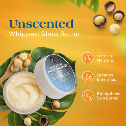 RA COSMETICS 100% Pure African Shea Butter [Whipped] (12oz)