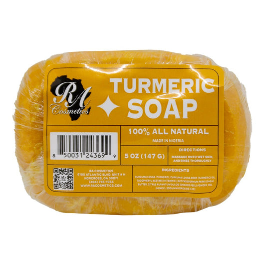 RA COSMETICS 100% Natural Turmeric Soap Bar (5oz)