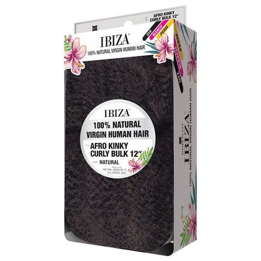Shake N Go Ibiza 100% Natural Virgin Human Hair Braid - AFRO KINKY CURLY BULK 12"