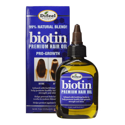 Difeel(Sunflower) Biotin Pro-Growth Premium Hair Oil (2.5oz)