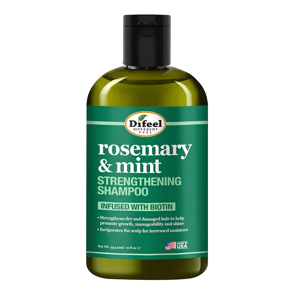 Difeel(Sunflower) Rosemary Mint Strengthening Shampoo (12oz)