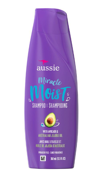 Aussie Miracle Moist with Avocado & Jojoba Oil, Paraben Free Shampoo