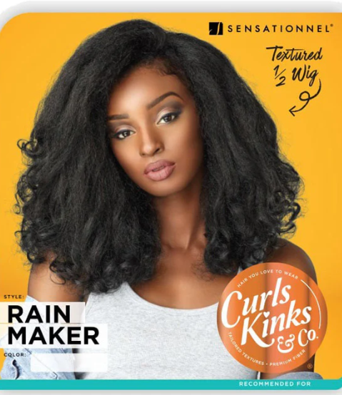 Sensationnel Instant Weave Curls Kinks & CO Synthetic Half Wig - RAIN MAKER