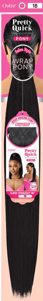 Outre Synthetic Pretty Quick Ponytail - SLEEK STRAIGHT 16"
