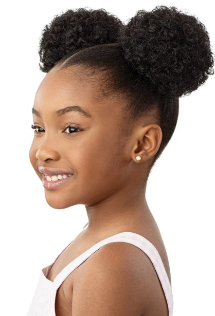 Outre Lil Looks Synthetic Drawstring Ponytail - MINI DUO PUFFS