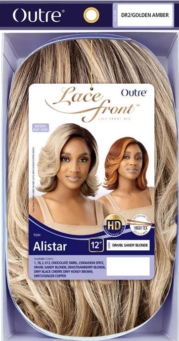 Outre Synthetic HD Transparent Lace Front Wig - ALISTAR