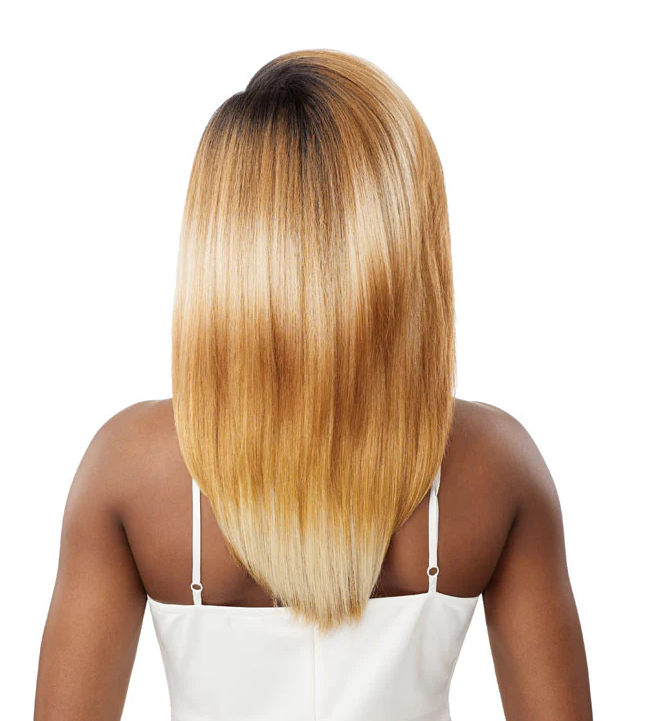 Outre Sleek Lay Synthetic 5" Deep Part HD Lace Front Wig - VERNISHA