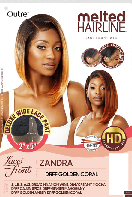 Outre Synthetic Melted Hairline Deluxe Wide Lace Part Wig - ZANDRA