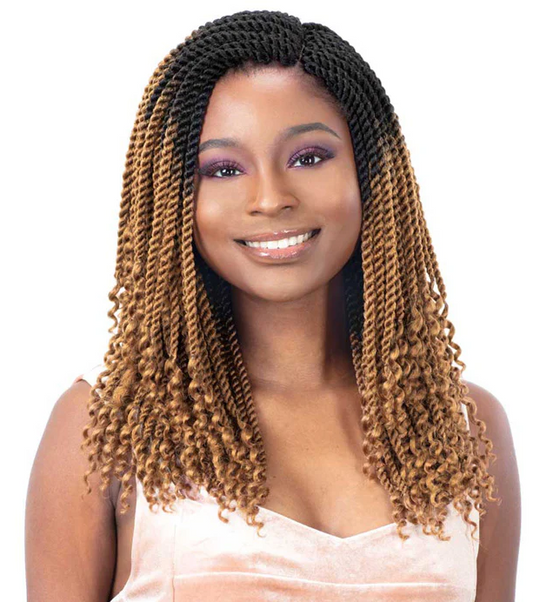 Freetress Pre Looped Crochet Braid - GORGEOUS TWIST 12"