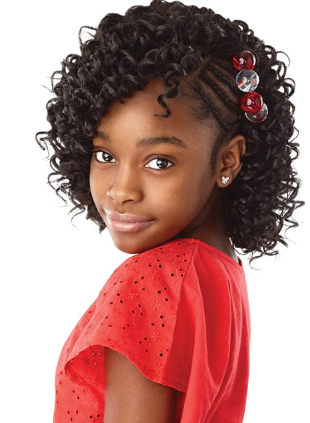 Outre Synthetic X-Pression LiL Looks Crochet Braid - BOUNCE ROD 6"