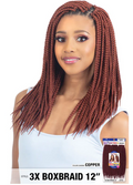 Shake N Go Freetress Synthetic Hair Crochet Braids - 3X BOX BRAID 12"