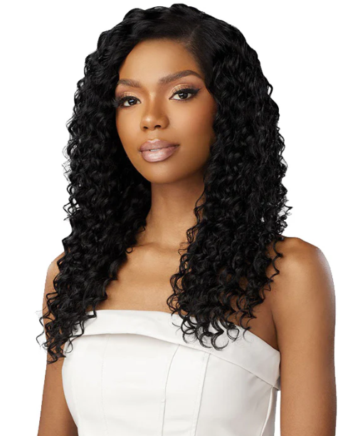 Sensationnel Empire Wet & Wavy 100% Human Hair Weave - DEEP - 3 Packs Multi-Length