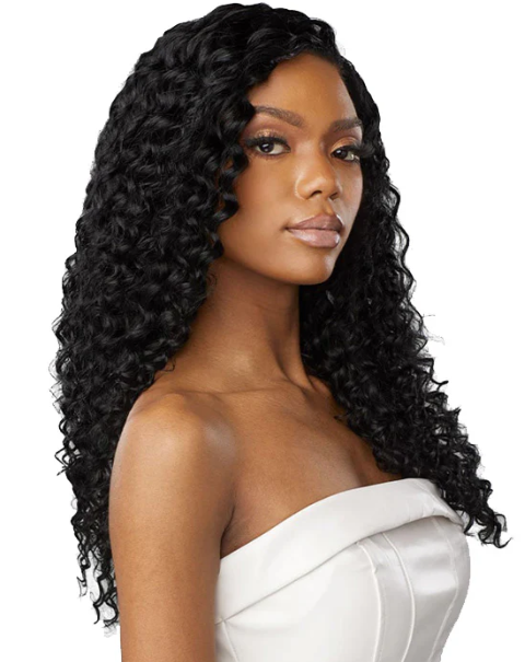 Sensationnel Empire Wet & Wavy 100% Human Hair Weave - DEEP - 3 Packs Multi-Length