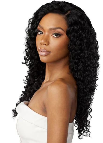 Sensationnel Empire Wet & Wavy 100% Human Hair Weave - DEEP - 3 Packs Multi-Length