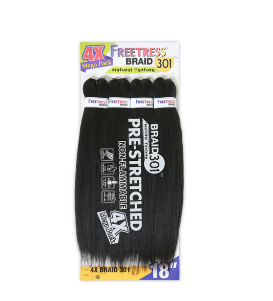 SHAKE N GO FREETRESS 4X PRE-STRETCHED BRAID 301