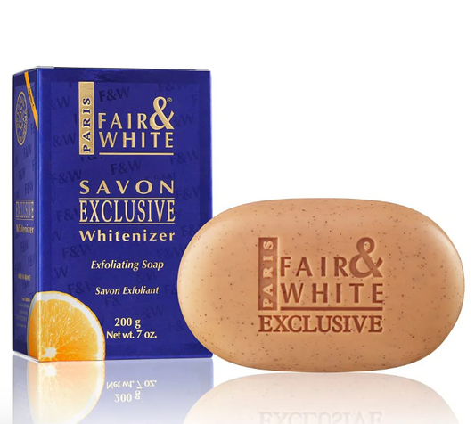 Fair & White Exclusive Exfoliating Soap with Pure Vitamin C 7 oz / 200 gr