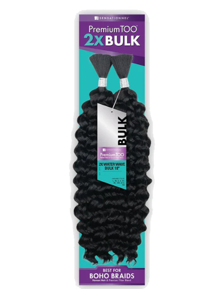 Sensationnel Premium Too Human Hair Blend 2X Bulk Braids-18''