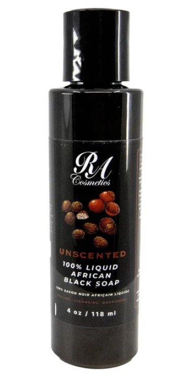 RA COSMETICS 100% Liquid Black Soap (4oz)
