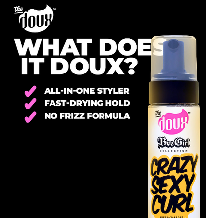 THE DOUX Bee Girl Crazy Sexy Curl Setting Foam