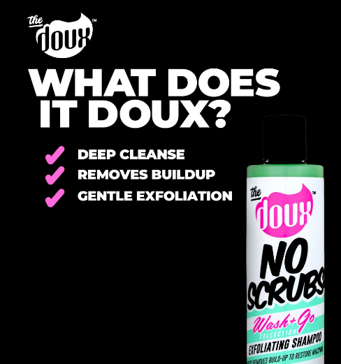 THE DOUX No Scrubs Exfoliating Shampoo (8oz)