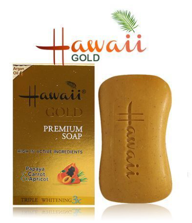 Hawaii Gold Premium Soap With Algan Oil -Triple Whitening