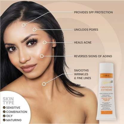 Makari Carotonic Extreme Moisturising Lightening Cream - SPF15 (1.7oz)