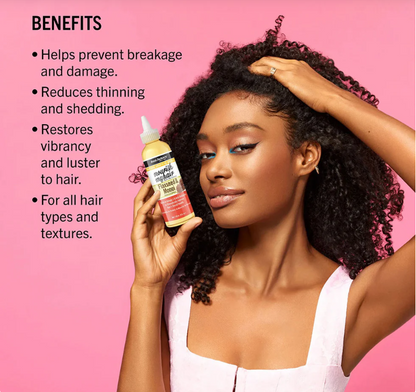 Aunt Jackie's Natural Growth Oil-Flaxseed & Monoi (4oz)