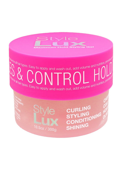 Style Lux Maximum Hold Styling Gel -Cherry (10.5 oz)