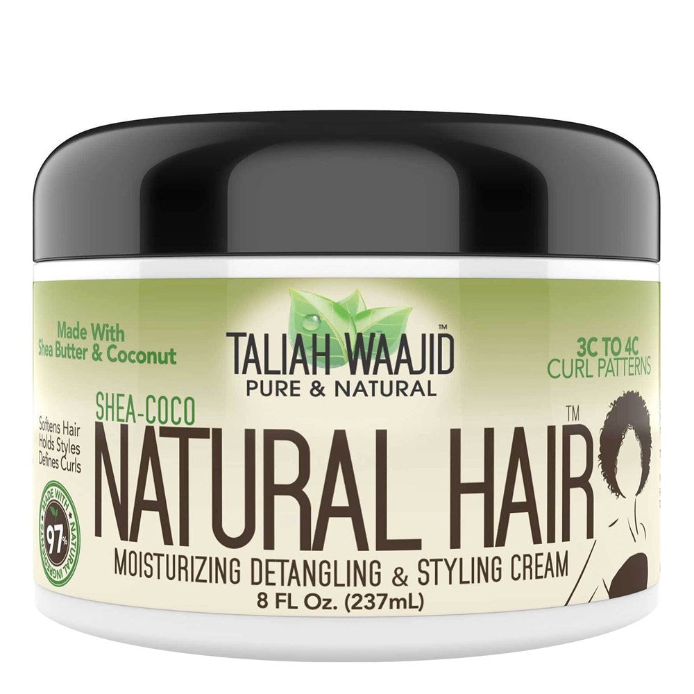 TALIAH WAAJID Shea-Coco Natural Hair Style Cream 8oz for 3C-4C Hair