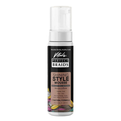 VITALE PERFECT BRAIDS Shining Style Mousse (8oz)