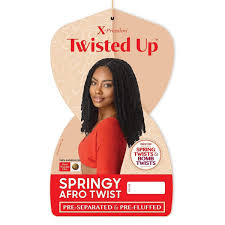 X-PRESSION TWISTED UP SPRINGY AFRO TWIST 16"