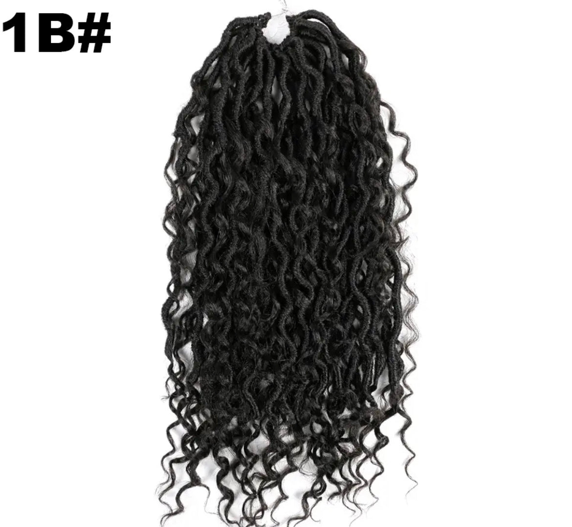 RIVERS LOCS CROCHET-18 inches