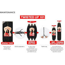 X-PRESSION TWISTED UP SPRINGY AFRO TWIST 16"