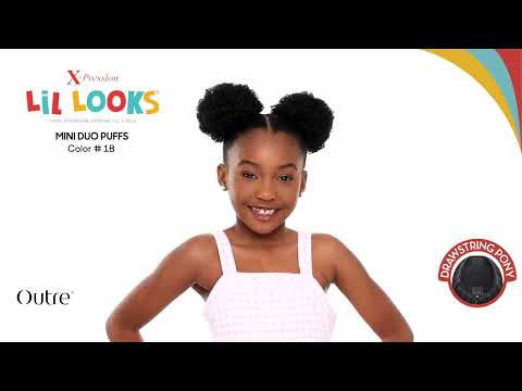 Outre Lil Looks Synthetic Drawstring Ponytail - MINI DUO PUFFS