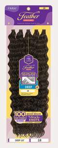 MIRACLE KNOTS-Purple Pack Brazilian Feather Loose Deep 18"