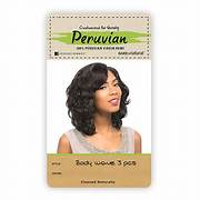 Sensationnel Bare & Natural Peruvian 100% Virgin Remi Weave GLAM 10S 3PCS