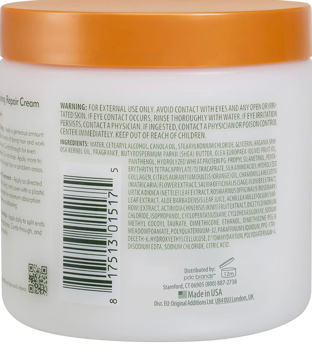 CANTU Shea Butter Argan Oil Leave In Conditioning Repair Cream (16oz)
